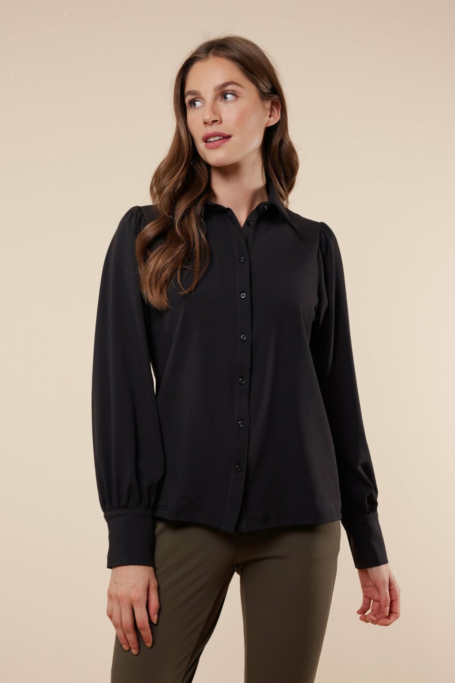 Blouses G-maxx  | Gwynne Blouse Zwart